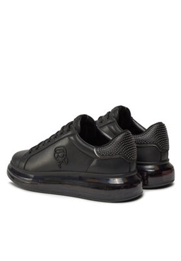 Karl Lagerfeld - KARL LAGERFELD Sneakersy KL52631N Czarny. Kolor: czarny. Materiał: skóra