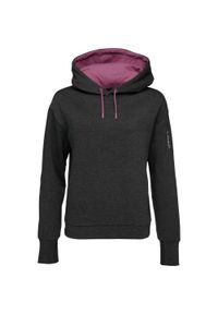 GLENMUIR - Bluza Damska Loep Ebmara - Ciemnoszara - Rozmiar Średni. Kolor: szary. Materiał: poliester, bawełna