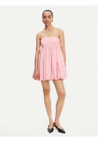 BARDOT Sukienka letnia 60006DB Różowy Regular Fit. Kolor: różowy. Sezon: lato #3