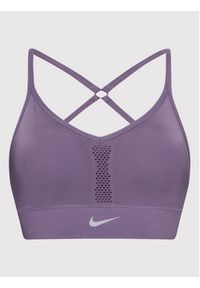 Nike Biustonosz sportowy Indy Seamless CJ5875 Fioletowy. Kolor: fioletowy. Materiał: syntetyk #4