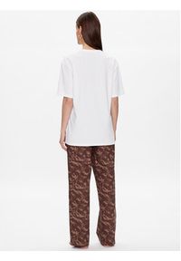 Calvin Klein Underwear Piżama 000QS6976E Biały Relaxed Fit. Kolor: biały. Materiał: bawełna