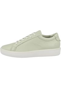 ecco - Buty do chodzenia damskie Ecco Sneaker Soft 60 Leder. Kolor: zielony. Materiał: syntetyk, materiał. Szerokość cholewki: normalna. Sport: turystyka piesza #1