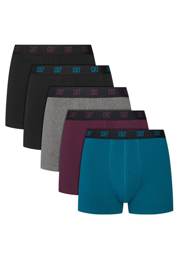 Cristiano Ronaldo CR7 Komplet bokserek 8106-49 Kolorowy. Materiał: bawełna. Wzór: kolorowy