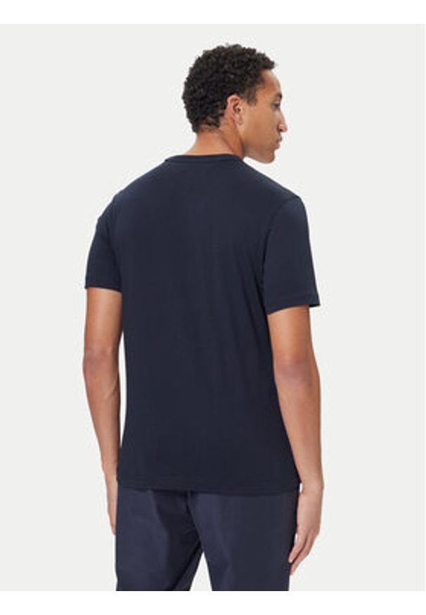 TOMMY HILFIGER - Tommy Hilfiger T-Shirt MW0MW40011 Granatowy Regular Fit. Kolor: niebieski. Materiał: bawełna