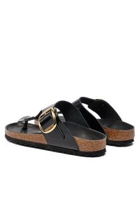 Birkenstock Japonki Gizeh Buckle He 1021469 Czarny. Kolor: czarny. Materiał: skóra