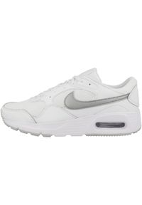 Buty do chodzenia Nike Air Max SC. Zapięcie: sznurówki. Kolor: biały, wielokolorowy, beżowy. Materiał: materiał, syntetyk, tkanina. Szerokość cholewki: normalna. Model: Nike Air Max. Sport: turystyka piesza