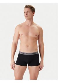 Hugo - HUGO Komplet bokserek Triplet Design 50532550 Czarny. Kolor: czarny. Materiał: bawełna #9