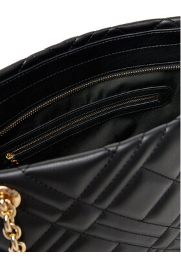 Love Moschino - LOVE MOSCHINO Torebka JC4145PP1NLA0000 Czarny. Kolor: czarny. Materiał: skórzane