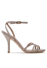 Stuart Weitzman Sandały Barelythere 100 San SE165 Złoty. Kolor: złoty. Materiał: materiał #1