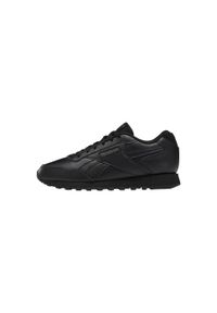 Buty do chodzenia damskie Reebok Glide. Zapięcie: sznurówki. Kolor: czarny, szary, wielokolorowy. Materiał: guma, syntetyk, tkanina, materiał. Szerokość cholewki: normalna. Sport: turystyka piesza