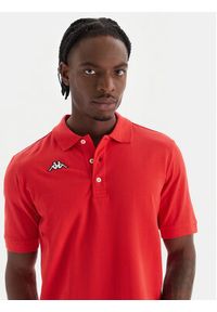 Kappa Polo Logo Sharas Mss 302B3D0 Czerwony Regular Fit. Typ kołnierza: polo. Kolor: czerwony. Materiał: bawełna #3
