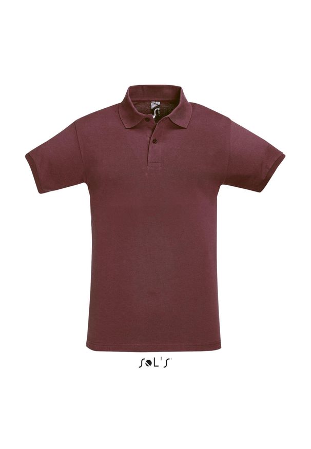 SOL'S - Polo Sol's Perfect. Typ kołnierza: polo. Kolor: wielokolorowy, czerwony, brązowy. Styl: elegancki