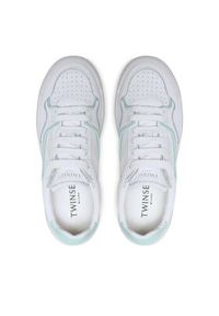 TwinSet - TWINSET Sneakersy Sneakers 231TCP080 Biały. Kolor: biały. Materiał: skóra