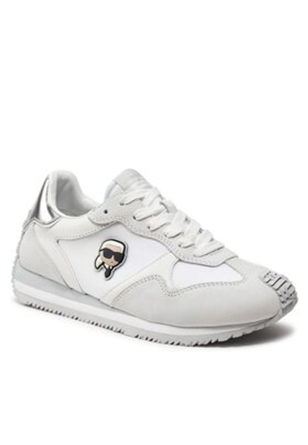 Karl Lagerfeld - KARL LAGERFELD Sneakersy KL63930N Biały. Kolor: biały. Materiał: materiał