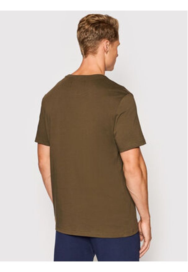 Lyle & Scott T-Shirt Plain TS400VOG Zielony Regular Fit. Kolor: zielony. Materiał: bawełna