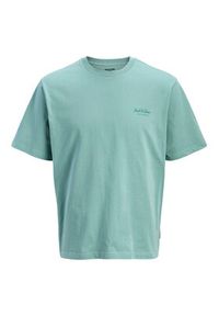 Jack & Jones T-Shirt Earchive 12287990 Turkusowy Regular Fit. Kolor: turkusowy. Materiał: bawełna #3