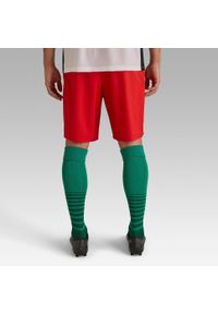 KIPSTA - Spodenki piłkarskie Kipsta Viralto Club. Kolor: czerwony. Materiał: materiał, poliamid, poliester, elastan. Sport: piłka nożna, bieganie