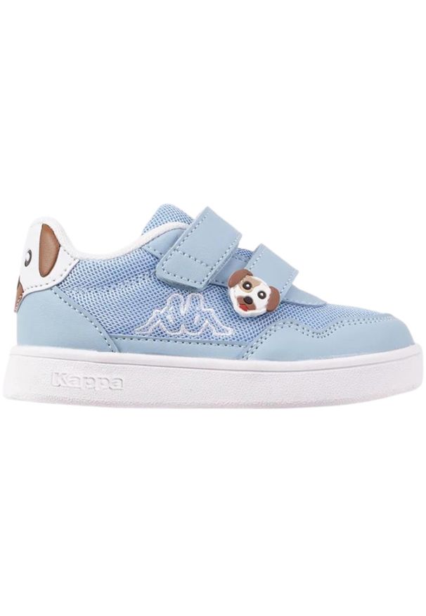 Buty dla dzieci Kappa PIO M Sneakers. Zapięcie: rzepy. Kolor: niebieski, wielokolorowy, biały. Materiał: materiał, syntetyk. Szerokość cholewki: normalna. Sport: turystyka piesza