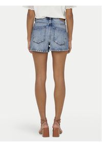 only - ONLY Szorty jeansowe Kelly 15221469 Niebieski jasny Regular Fit. Kolor: niebieski. Materiał: bawełna #4