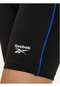 Reebok Kolarki Rie Bike Short 100037097 Czarny Slim Fit. Kolor: czarny. Materiał: bawełna #5