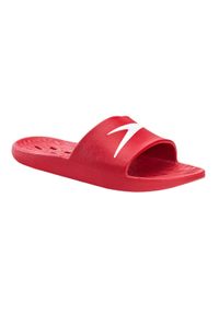 Klapki basenowe męskie Speedo Slide. Kolor: wielokolorowy, czerwony, biały