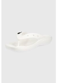 Crocs japonki Classic Crocs Flip kolor biały 207713 207713.100-WHITE. Kolor: biały. Materiał: materiał. Wzór: gładki #4