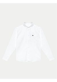 Lacoste Koszula CJ5296 Biały Regular Fit. Kolor: biały. Materiał: bawełna