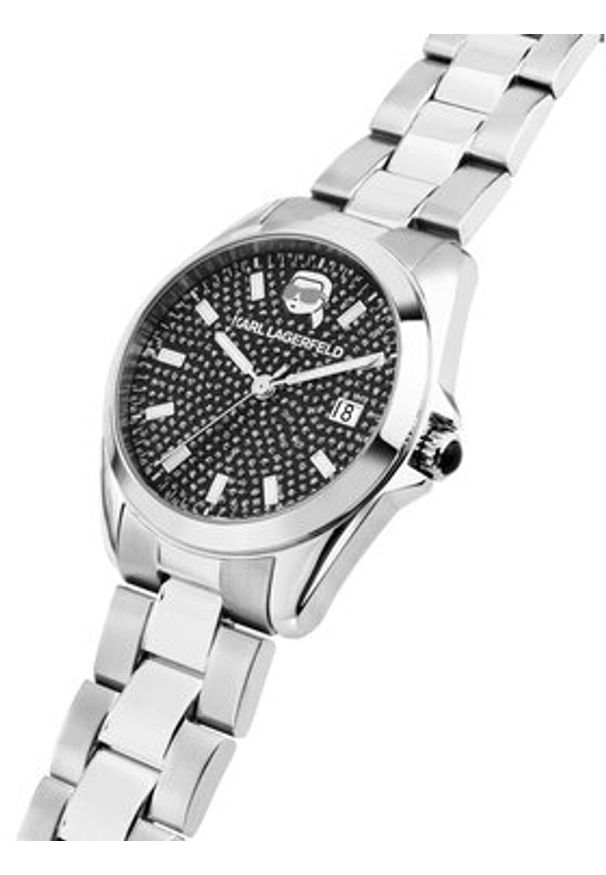 Karl Lagerfeld - KARL LAGERFELD Zegarek R0553101515 Srebrny. Kolor: srebrny