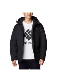 columbia - Płaszcz zimowy męski Columbia Oak Harbor Insulated. Kolor: czarny. Technologia: Omni-Heat (Columbia). Sezon: zima