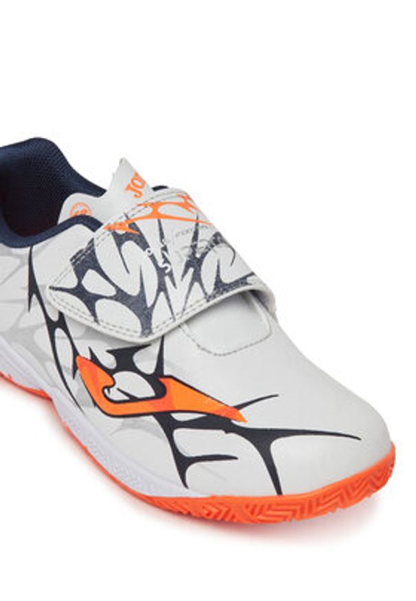 Joma Buty do piłki nożnej Super Copa Jr 2502 SCJS2502INV Biały. Kolor: biały. Materiał: skóra