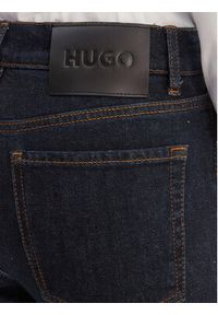 Hugo - HUGO Jeansy Geflare_3 50553195 Granatowy Flare Fit. Kolor: niebieski #4