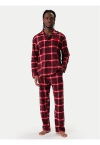 Hugo - HUGO Piżama Louk 50550084 Czerwony Regular Fit. Kolor: czerwony. Materiał: bawełna #1