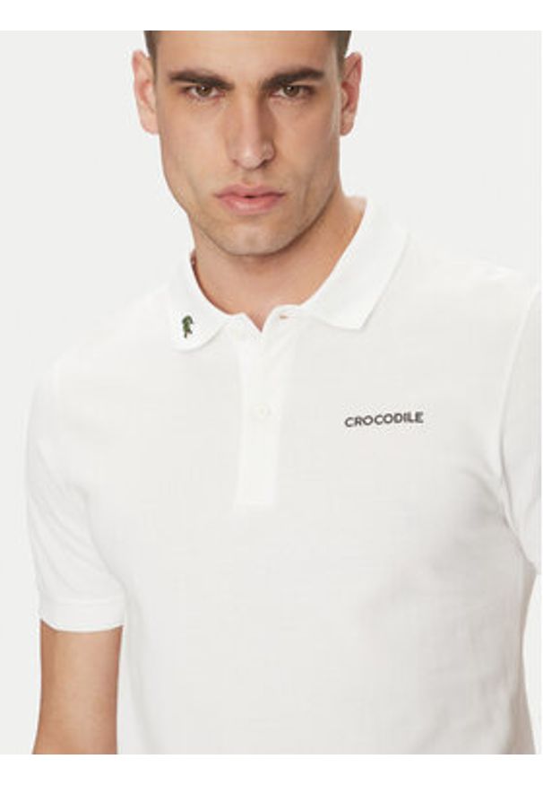 Lacoste Polo PH9185 Biały Regular Fit. Typ kołnierza: polo. Kolor: biały. Materiał: bawełna