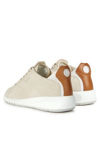 Geox Sneakersy D Aerantis D35HND 02285 C1667 Beżowy. Kolor: beżowy. Materiał: zamsz, skóra #3