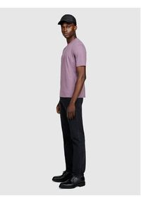 Sisley T-Shirt 3096S101J Fioletowy Regular Fit. Kolor: fioletowy. Materiał: bawełna #5