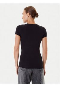 Guess T-Shirt W5YI16 J1314 Czarny Regular Fit. Kolor: czarny. Materiał: bawełna #4