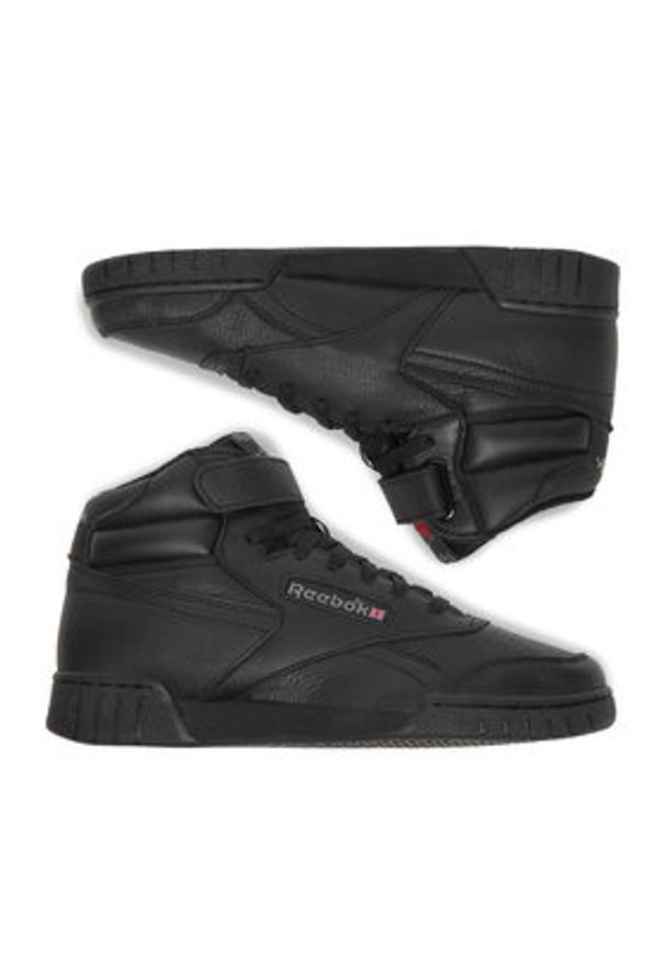 Reebok Sneakersy SS-EX-O-FIT HI 100000109 Czarny. Kolor: czarny. Materiał: skóra