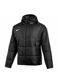 Nike - Męska Kurtka Academy Pro 24 ThermaFit Autumn Padded Jacket. Kolor: czarny. Materiał: puch. Sport: turystyka piesza