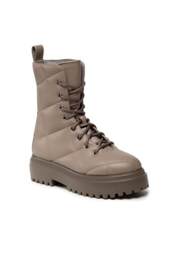 LE SILLA - Le Silla Botki Ranger 6410T020M1PPFAK089 Beżowy. Kolor: beżowy. Materiał: skóra