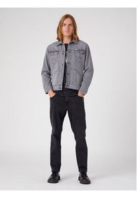 Wrangler Kurtka jeansowa Western W4MJEBY91 112330846 Szary Regular Fit. Kolor: szary. Materiał: jeans, bawełna