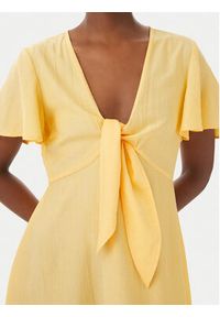 Vero Moda Sukienka codzienna Vira 10340739 Żółty Regular Fit. Okazja: na co dzień. Kolor: żółty. Materiał: wiskoza. Typ sukienki: proste. Styl: casual #5