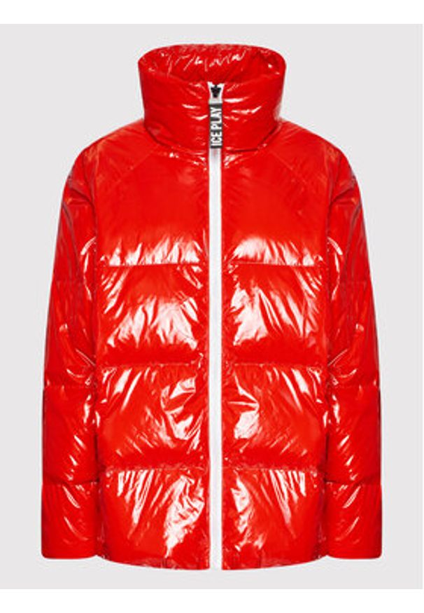 Ice Play Kurtka puchowa 22I U2M0 J011 6403 4448 Czerwony Relaxed Fit. Kolor: czerwony. Materiał: puch, syntetyk