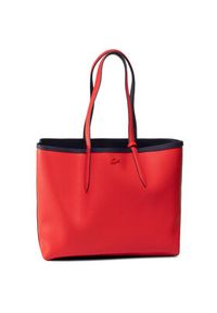 Lacoste Torebka Shopping Bag NF2142AA Czerwony. Kolor: czerwony. Materiał: skórzane #8