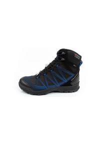 salomon - Buty trekkingowe męskie Salomon Woodsen 2. Wysokość cholewki: za kostkę. Kolor: czarny. Materiał: materiał, syntetyk. Szerokość cholewki: normalna
