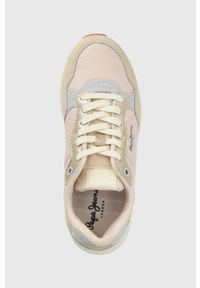 Pepe Jeans sneakersy verona pro sun kolor różowy. Nosek buta: okrągły. Zapięcie: sznurówki. Kolor: różowy. Materiał: guma #3
