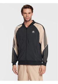 Adidas - adidas Bluza Tricot Sst HI3000 Czarny Regular Fit. Kolor: czarny. Materiał: syntetyk #1