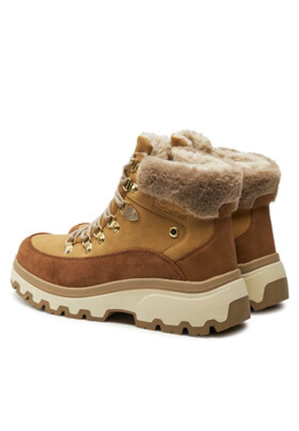 Kimberfeel Śniegowce Celia Brązowy. Kolor: brązowy. Materiał: skóra