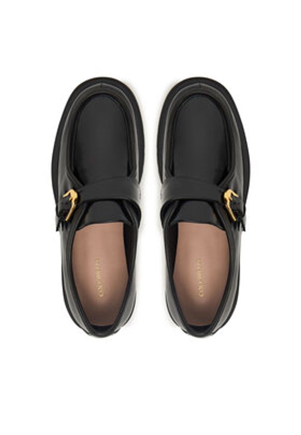 Coccinelle Loafersy E4 TD2 38 02 01 Czarny. Kolor: czarny. Materiał: skóra