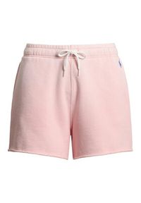Polo Ralph Lauren Szorty sportowe 211965103006 Różowy Straight Fit. Kolor: różowy. Materiał: bawełna #4