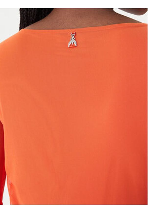 Patrizia Pepe Sukienka koktajlowa 8A1604/J376-R877 Pomarańczowy Regular Fit. Kolor: pomarańczowy. Materiał: syntetyk. Styl: wizytowy